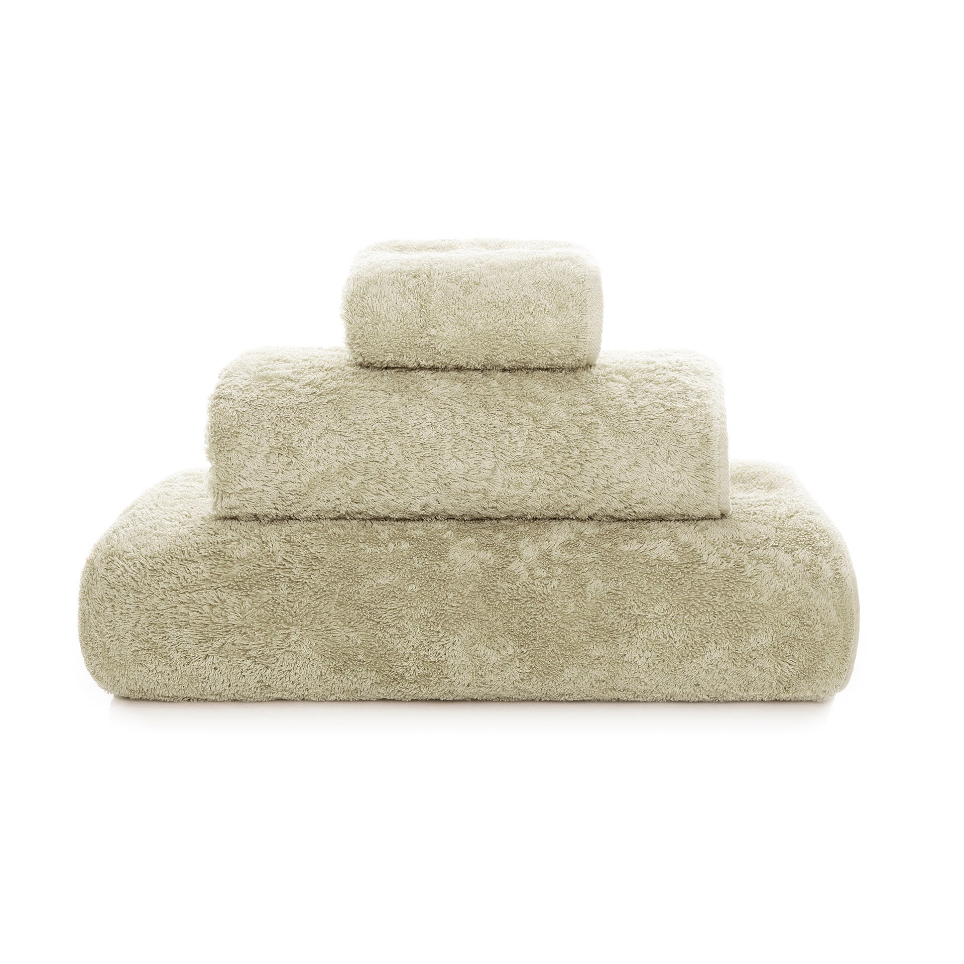 New Sage Color in the Egoist Luxury Bath Towel Range - at Luxurious Beds and Linens.