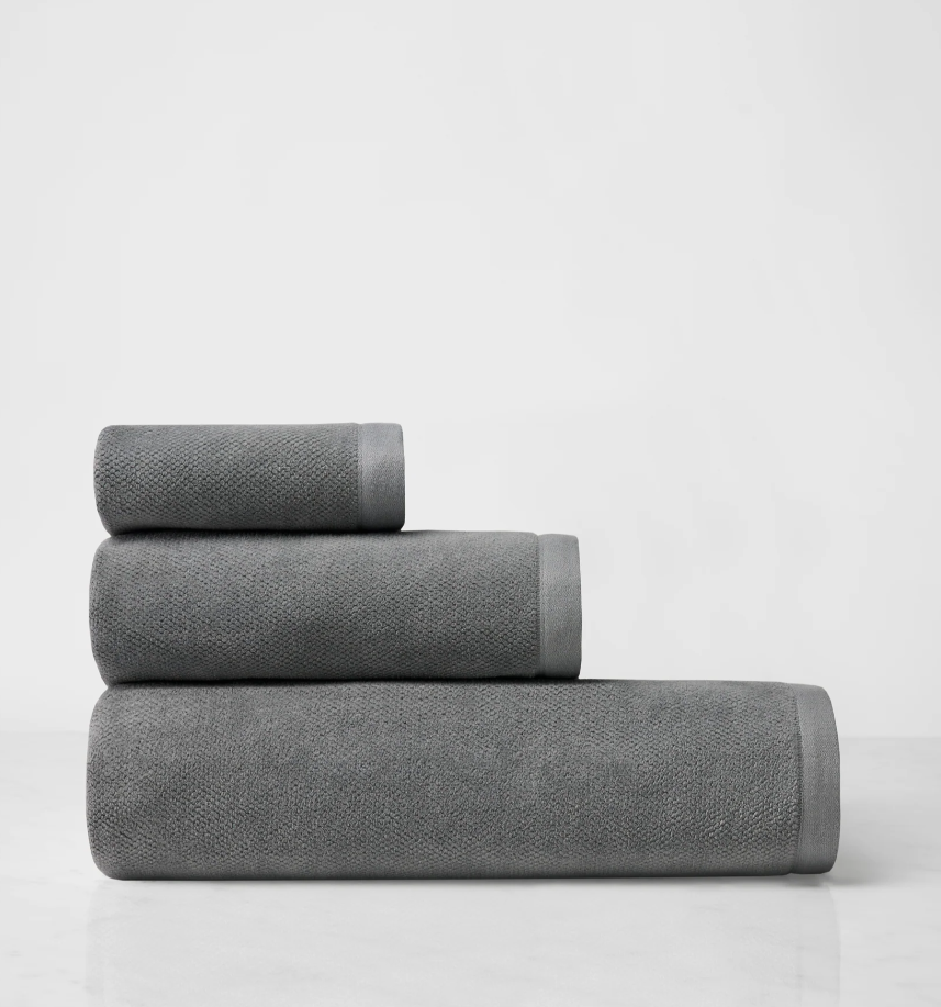 SFERRA Canedo Nuovo Velour/Cotton Dual Bath Towels at Luxurious Beds and Linens.