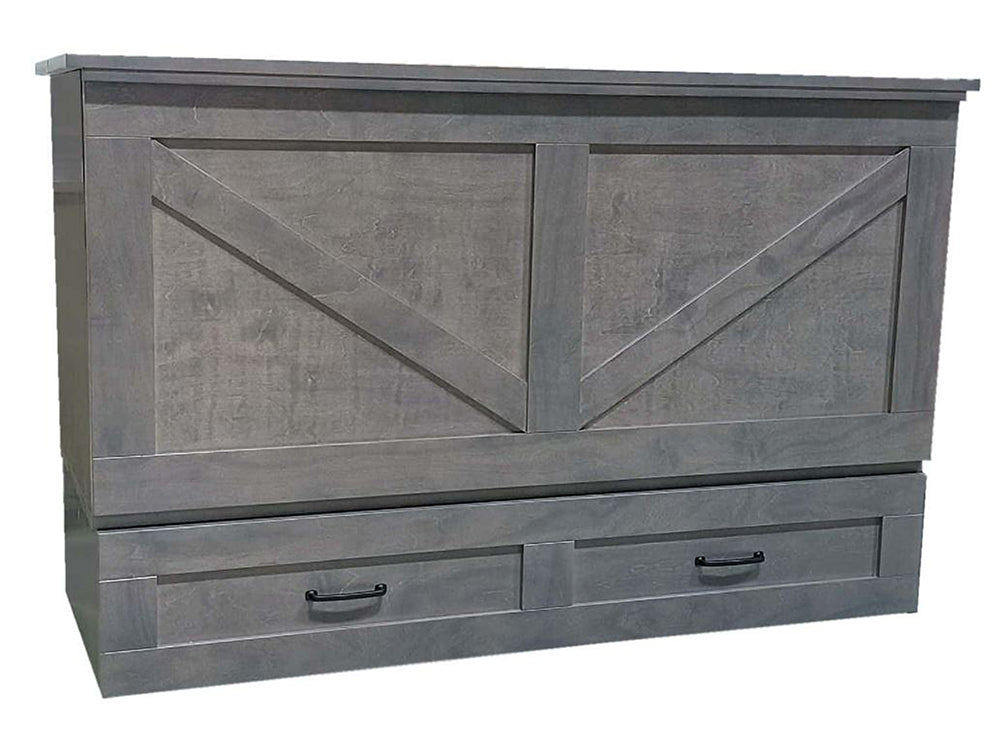 Barn Board Cabinet Bed™ Deluxe Series available at Luxurious Beds and Linens