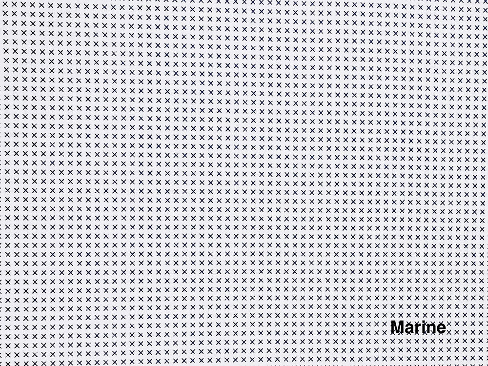 Cross Stitch Swatch in Marine