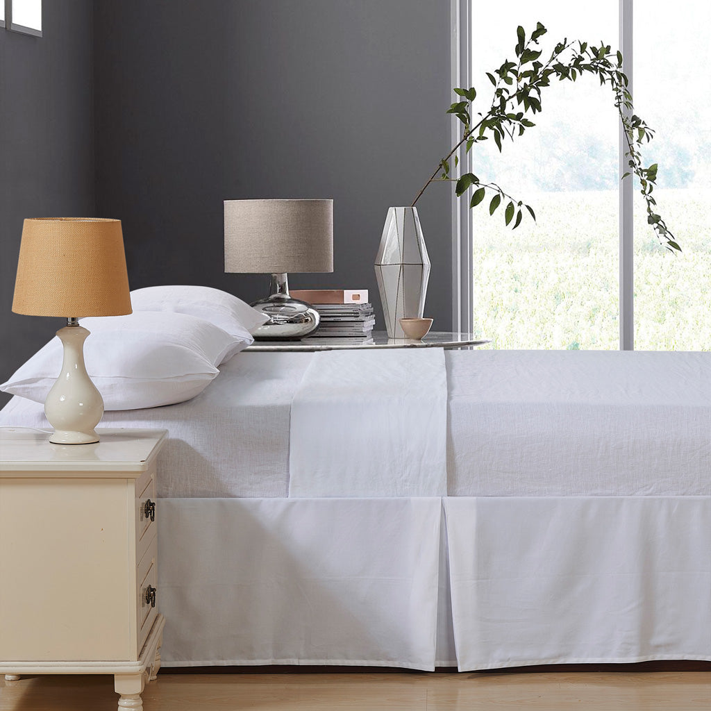 Classic White Linen Sheet Set at Luxurious Beds and Linens