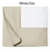 SFERRA Casida Collection - White/Oat Swatch