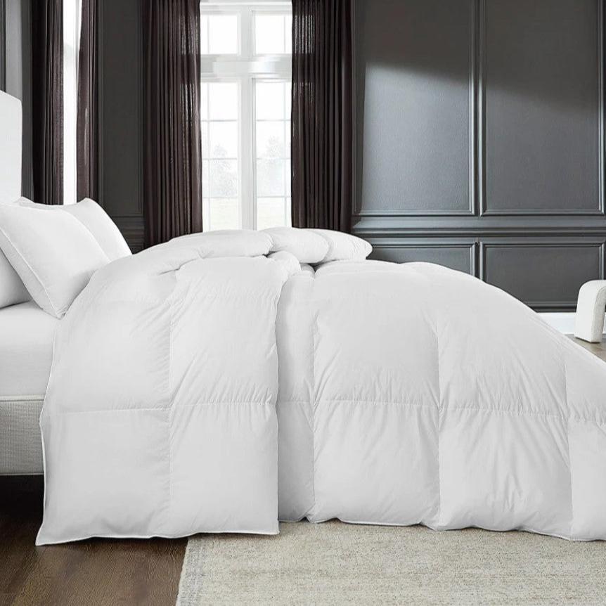 850 Loft european White Goose Down Duvet Luxury at Luxurious Beds and Linens.