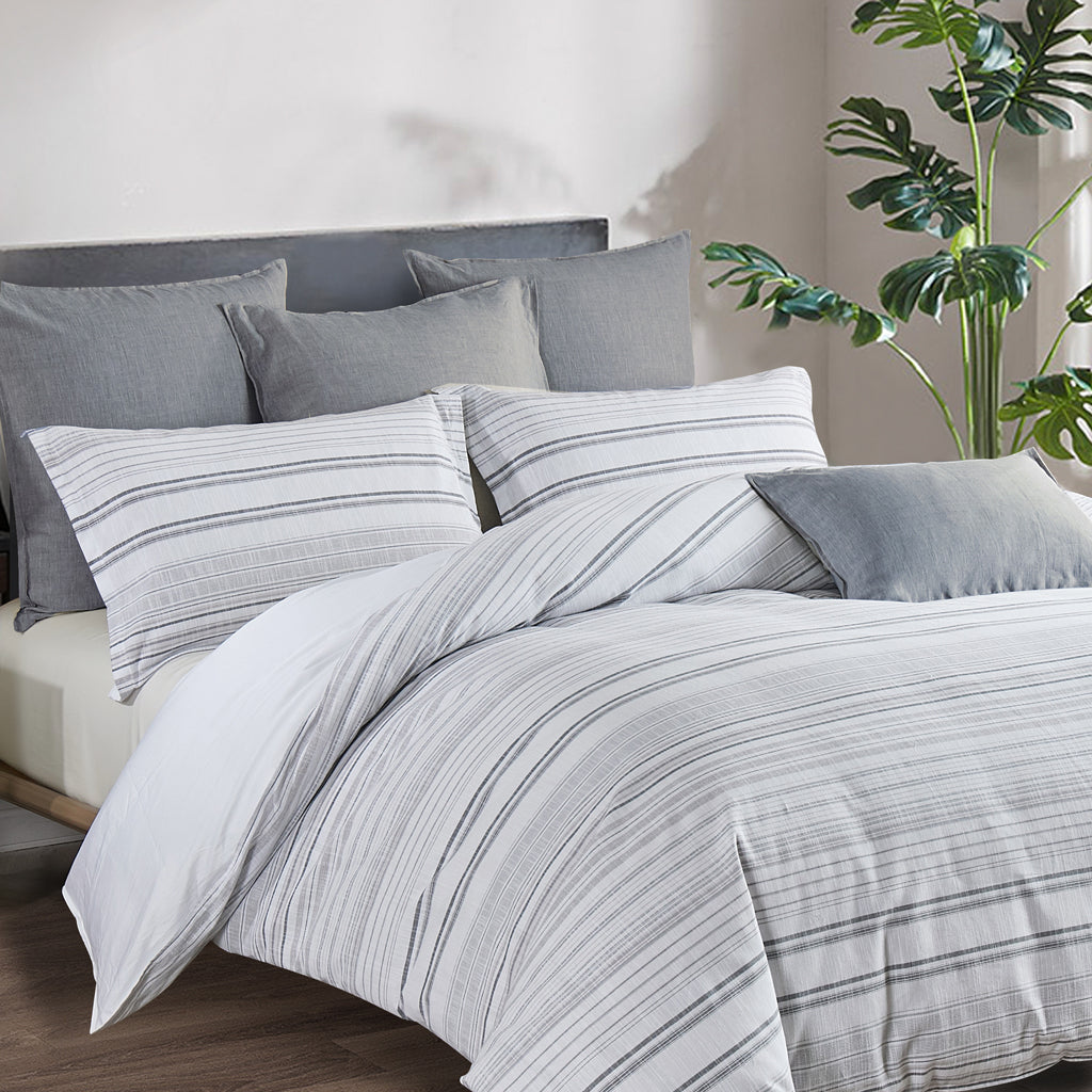 Delray Duvet Cover - 100% Cotton at Luxurious Beds and Linens