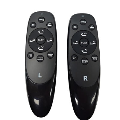 Remotes for Dual Split Head Adjustable Beds in Queen or King - At Luxurious Beds and Linens