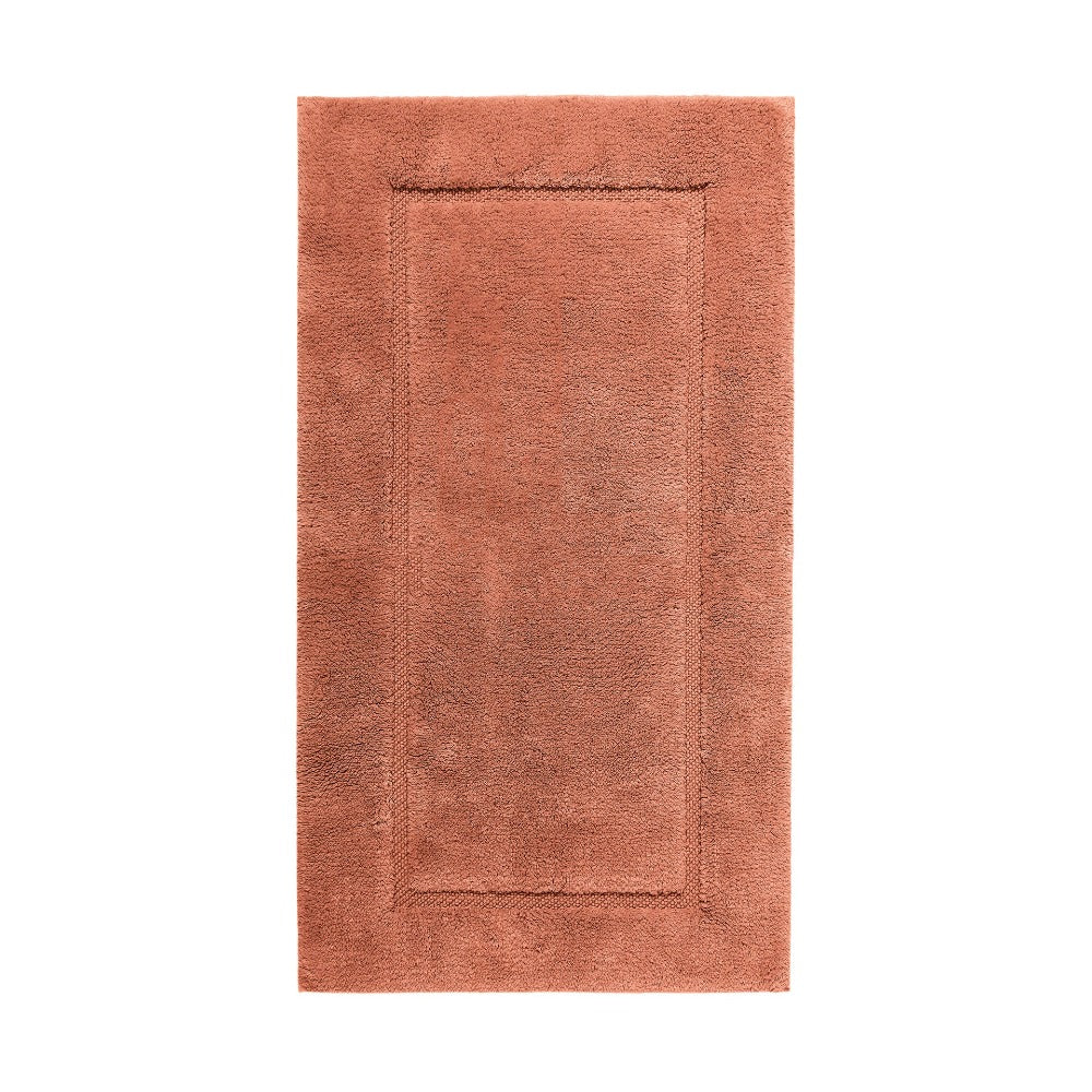 Egoist Bath Rug in Terracotta - at Luxurious Beds and Linens