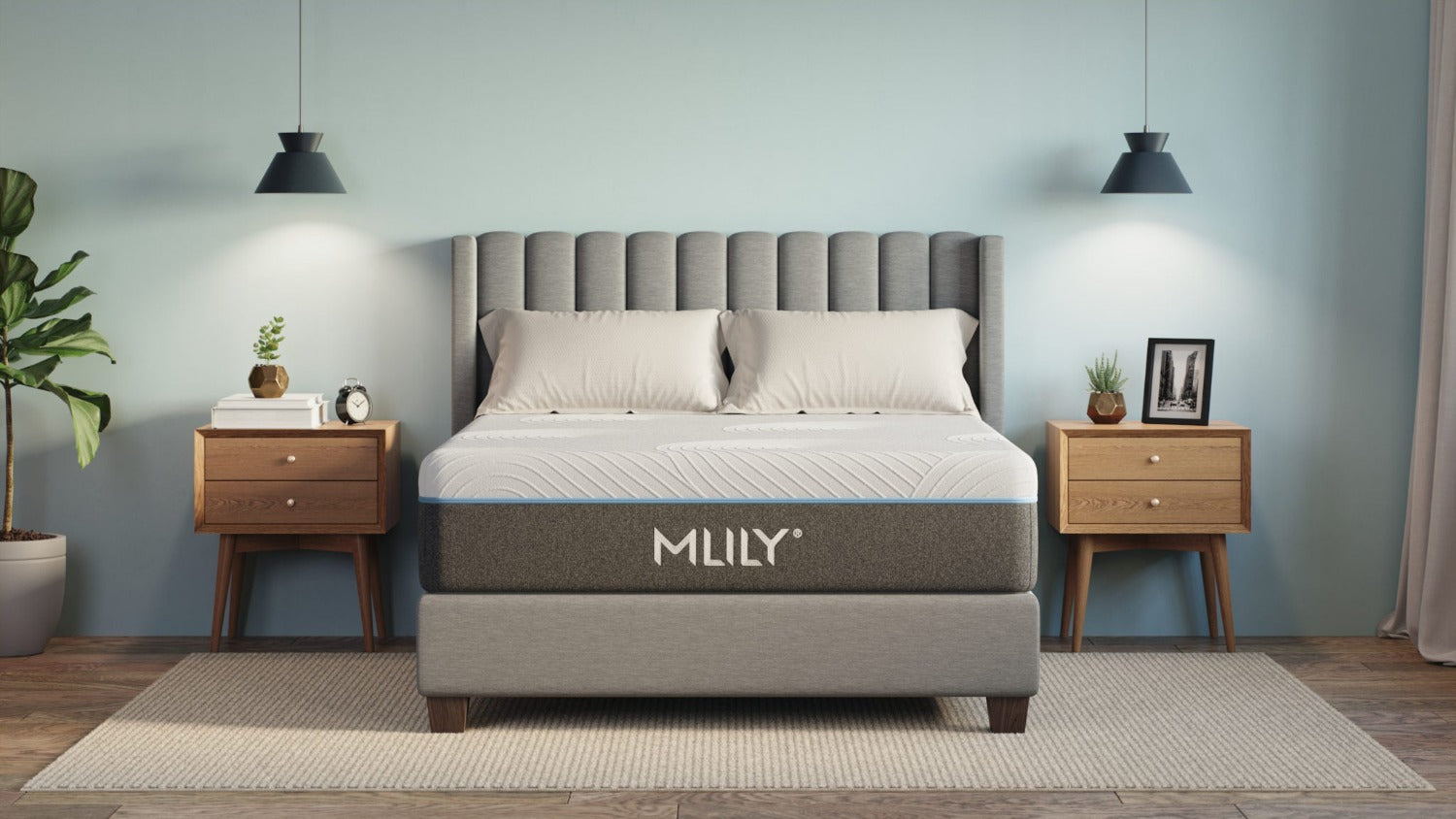 MLILY Fusion Luxe Hybrid Mattress with Adjustable Bed at Luxurious Beds and Linens