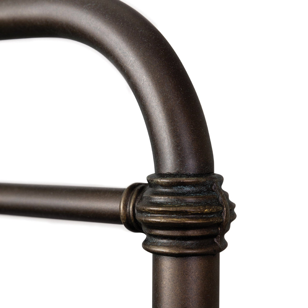 Wesley Allen Laredo Iron Bed in Aged Bronze