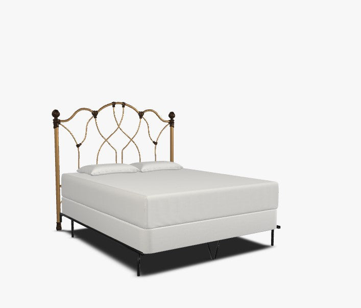 Wesley Allen Headboard Only with Frame in Aged Brass