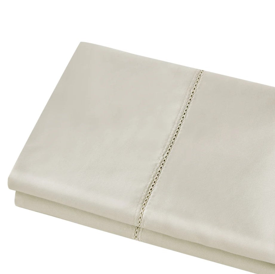 Pima Cotton Hemstitch in Stone Color