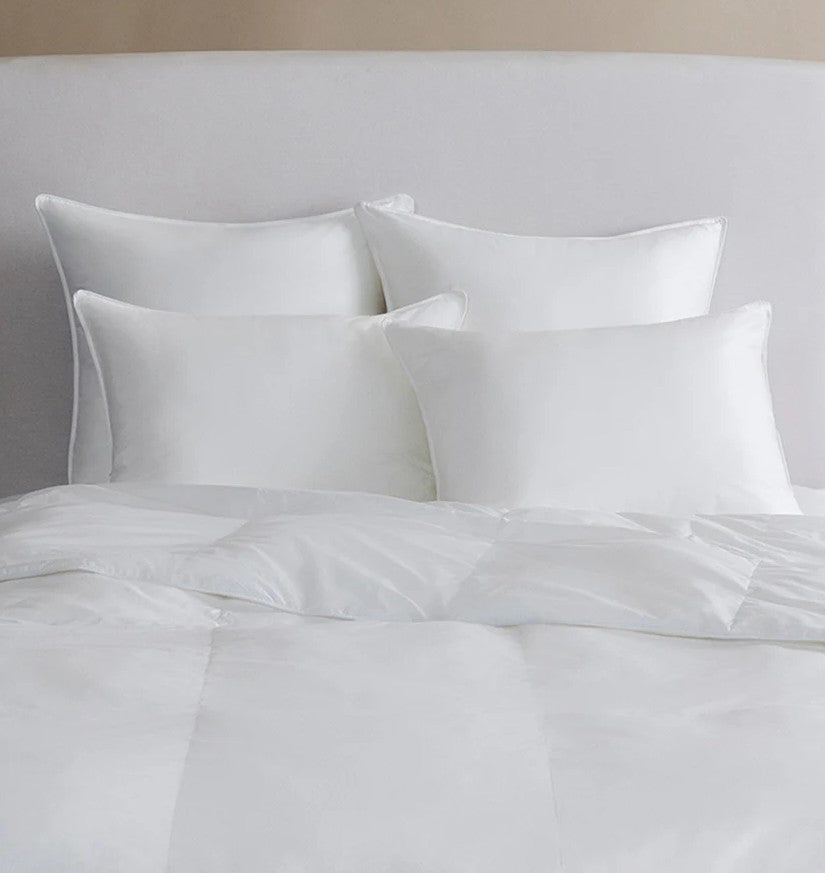 SFERRA Aracdia Pillows and Comforter or Duvet.
