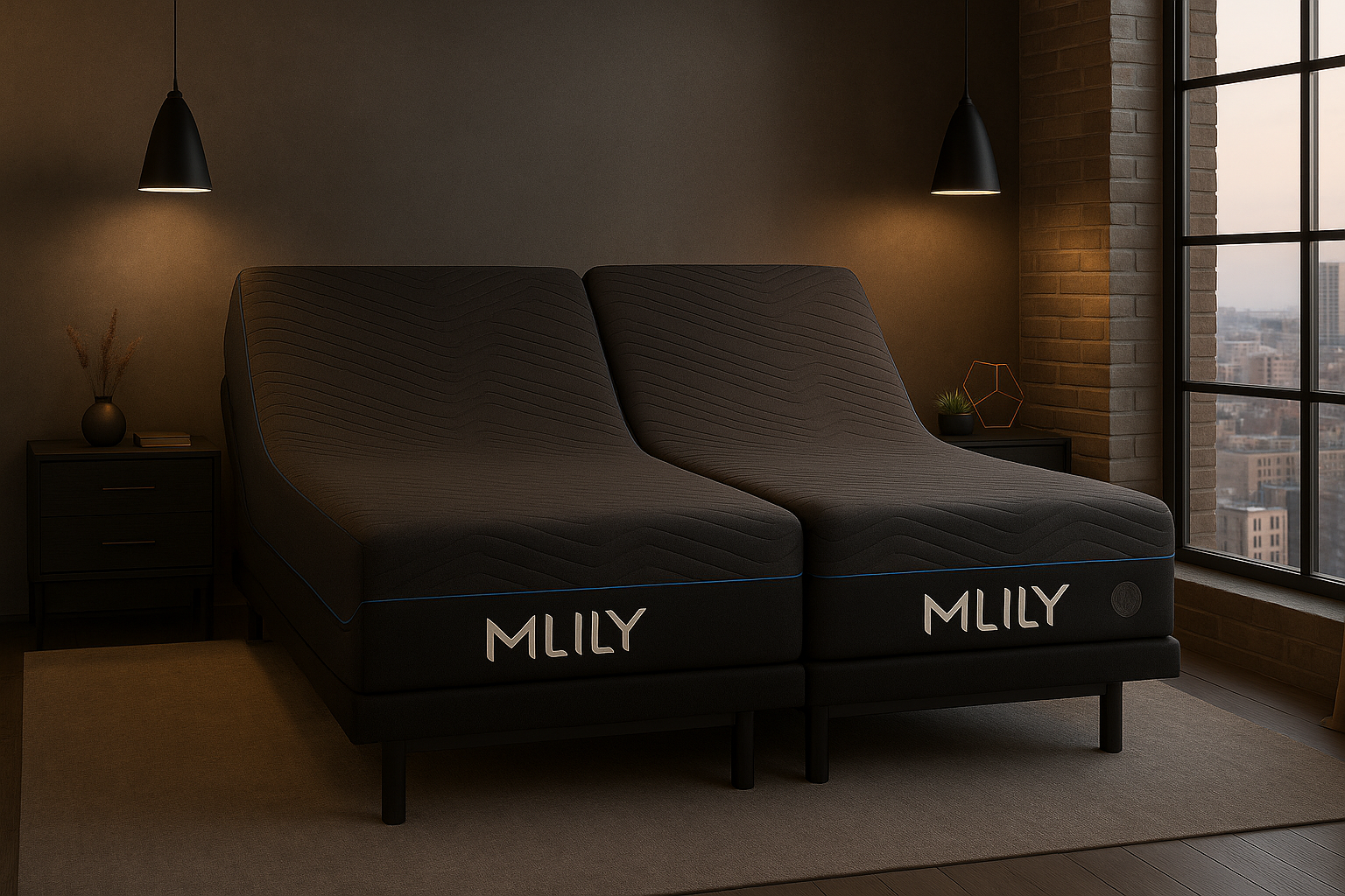Mattresses from First Image in Urban Loft Background