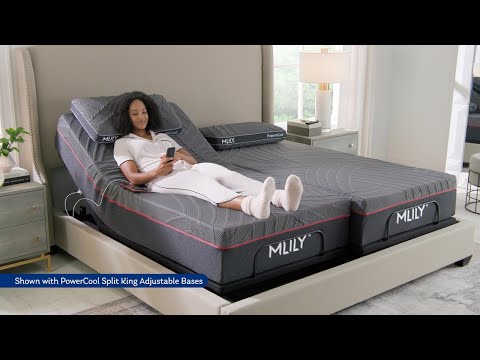 King Split Power Cool Sleep System Medium by MLILY at Luxurious Beds and Linens.
