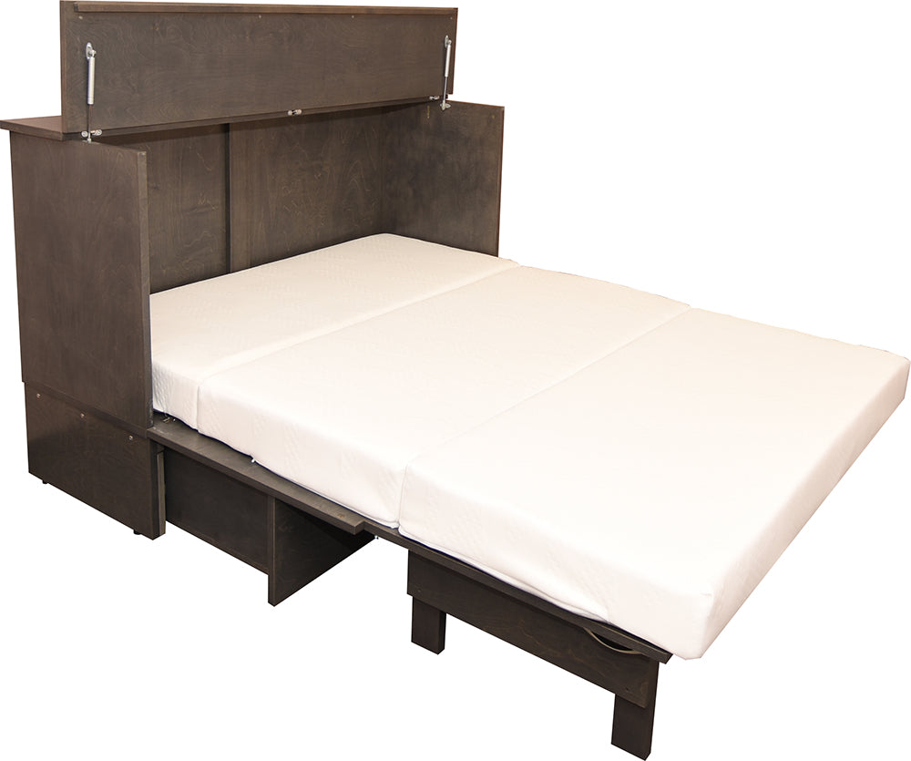 Cabinet Bed Deluxe Series with Tri Fold Mattress - Platform Bed View