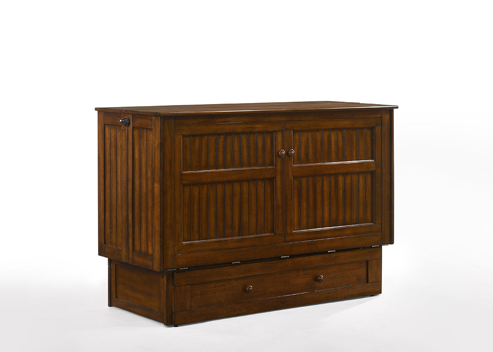Night and Day Daisy Cabinet Bed in Black Walnut - Closed