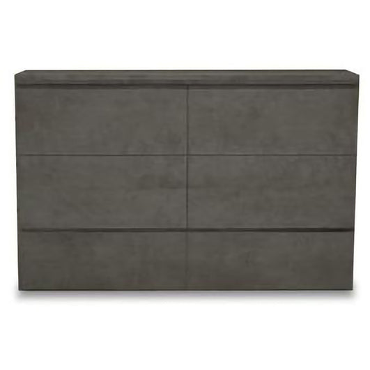 Denva Cabinet Bed in Grey  - No Handles