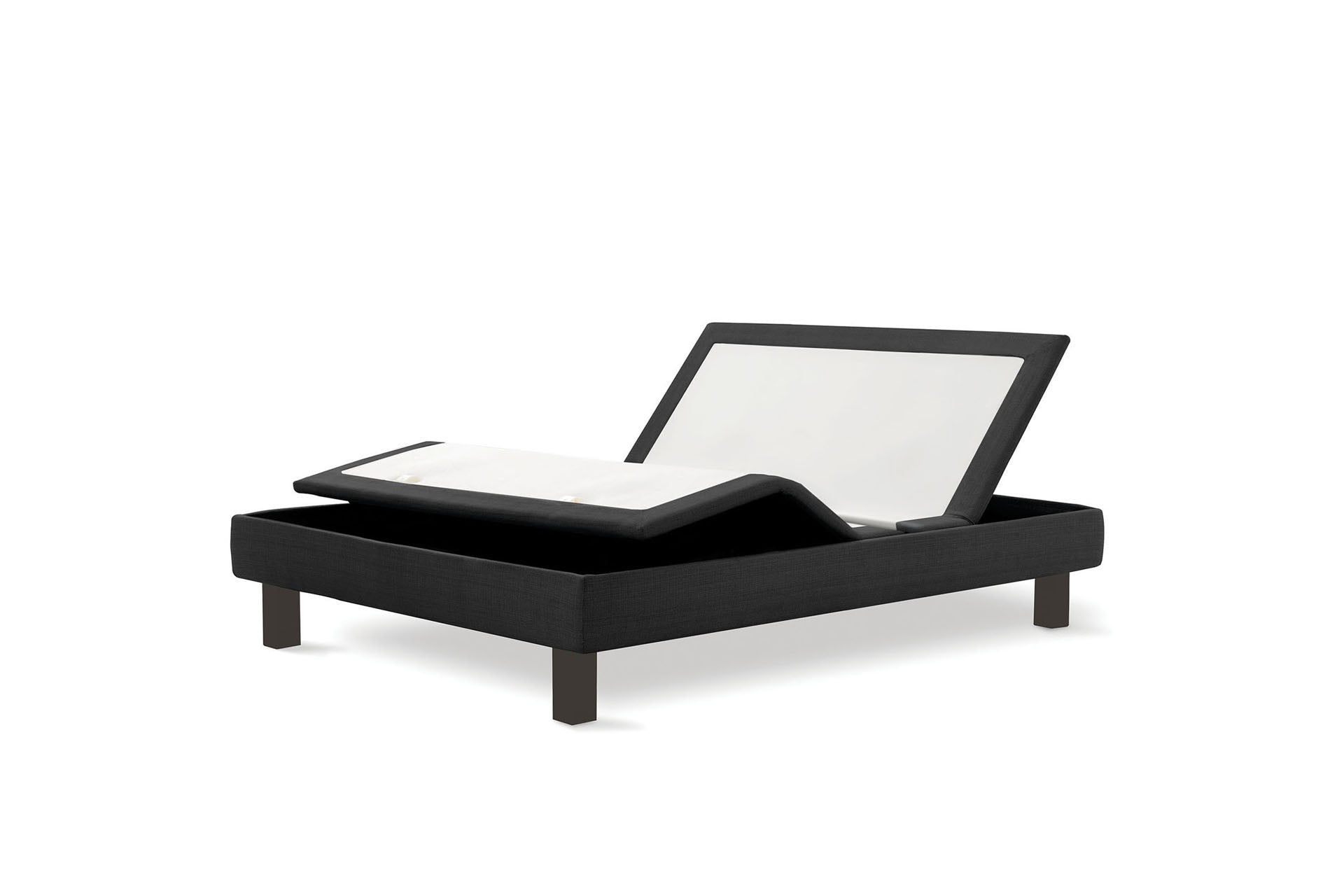 The New! E6+ Ergomotion Adjustable Bed featuring Extension Deck Deck Design.