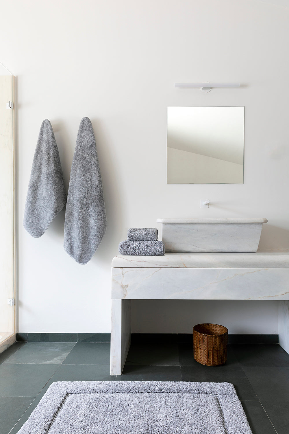 Graccioza Long Double Loop Luxury Bath Towels (Tile)