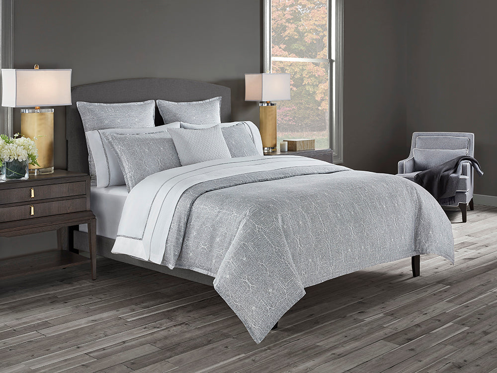 Emilia Duvet Cover by SFFERRA® - Side Angle View 