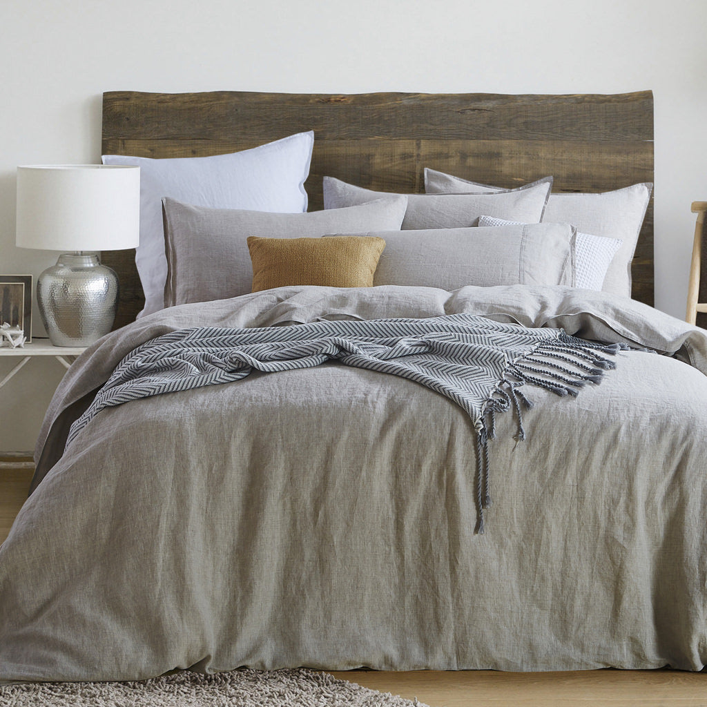 Vintage Natural Linen Bedding at Luxurious Beds and Linens