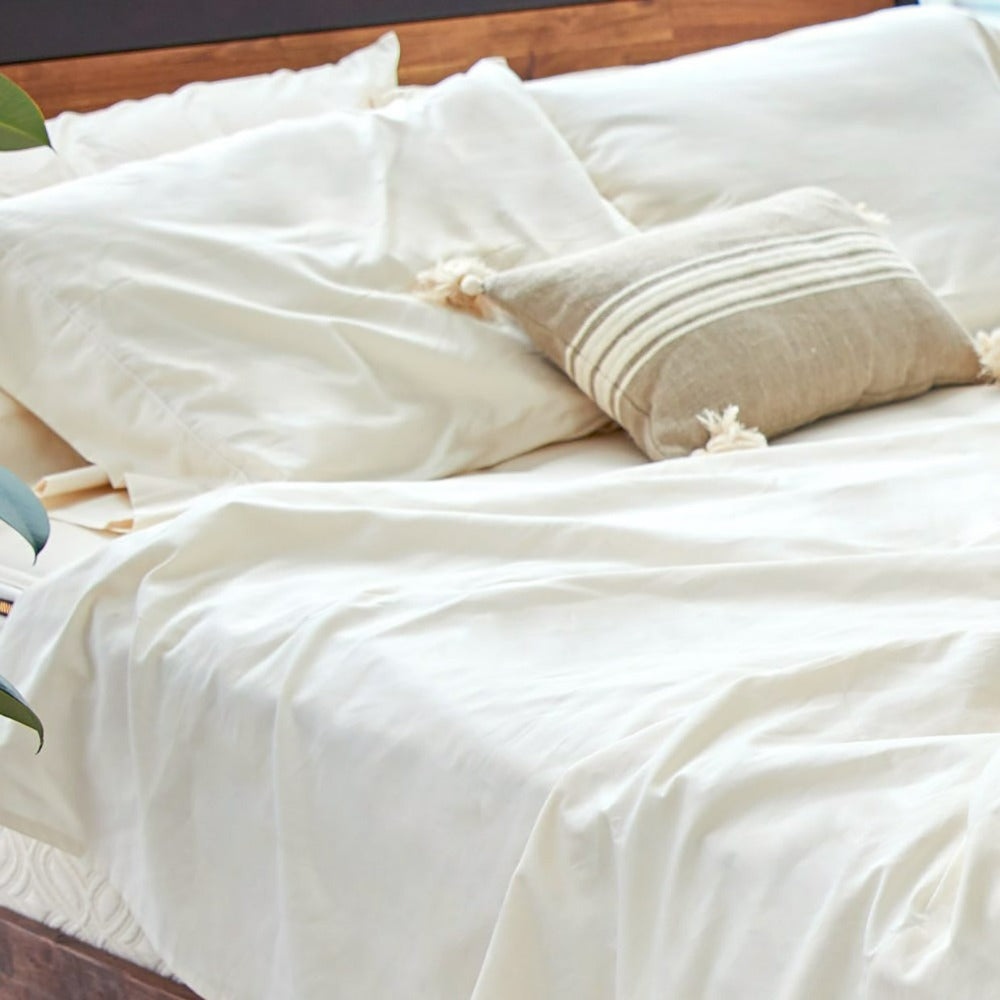 Luxury Organic Cotton Sateen Sheet Sets