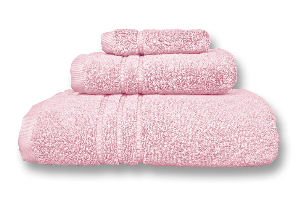 Portofino Towels in Blush - Made in Portugal for Luxurious Beds and Linens