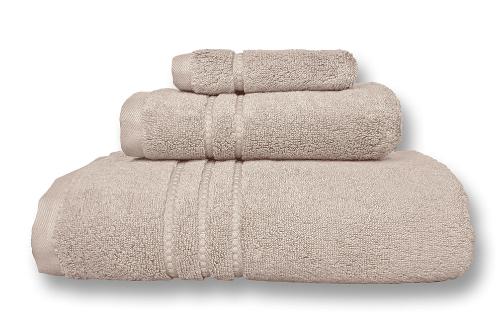 Portofino Towels in Sand - Made in Portugal for Luxurious Beds and Linens