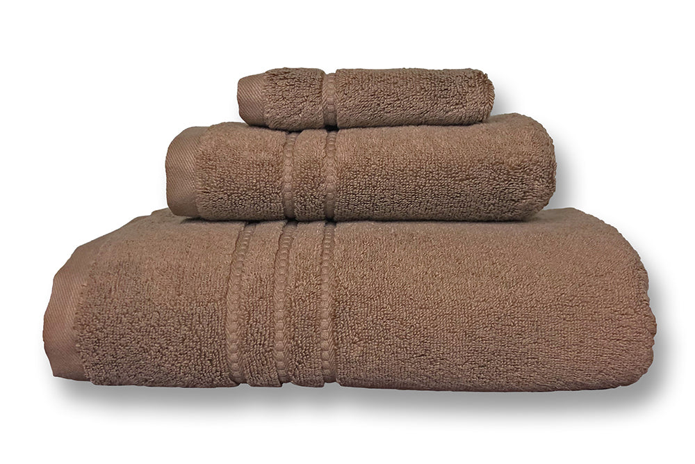 Portofino Towels in Truffle - Made in Portugal for Luxurious Beds and Linens