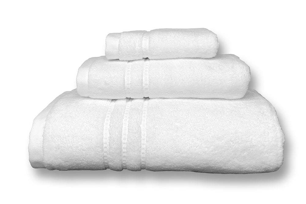 Portofino Towels in White - Made in Portugal for Luxurious Beds and Linens