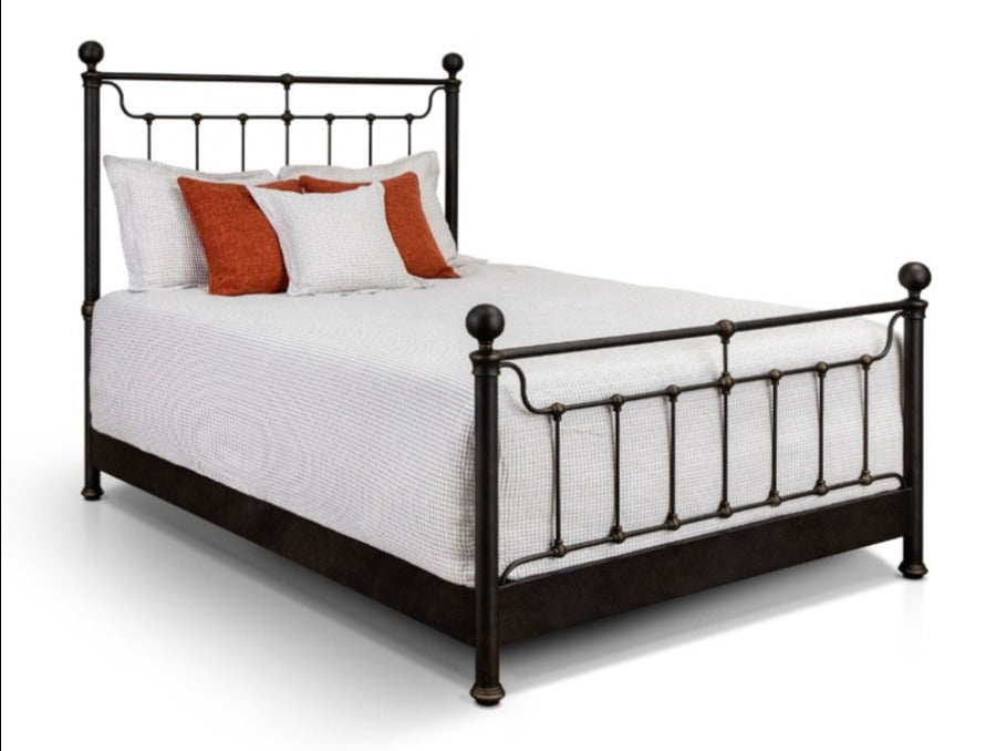 Wesley Allen Tucker Iron Bed - Handmade Wrought Iron Beds