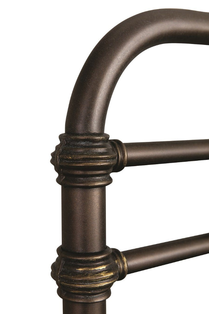 Laredo Iron Bed by Welsley Allen in Aged Bronze.
