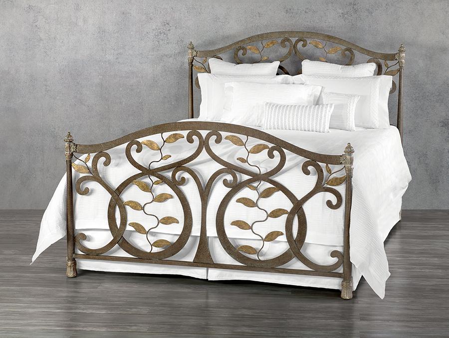 Beds - WESLEY ALLEN LAUREL IRON BED