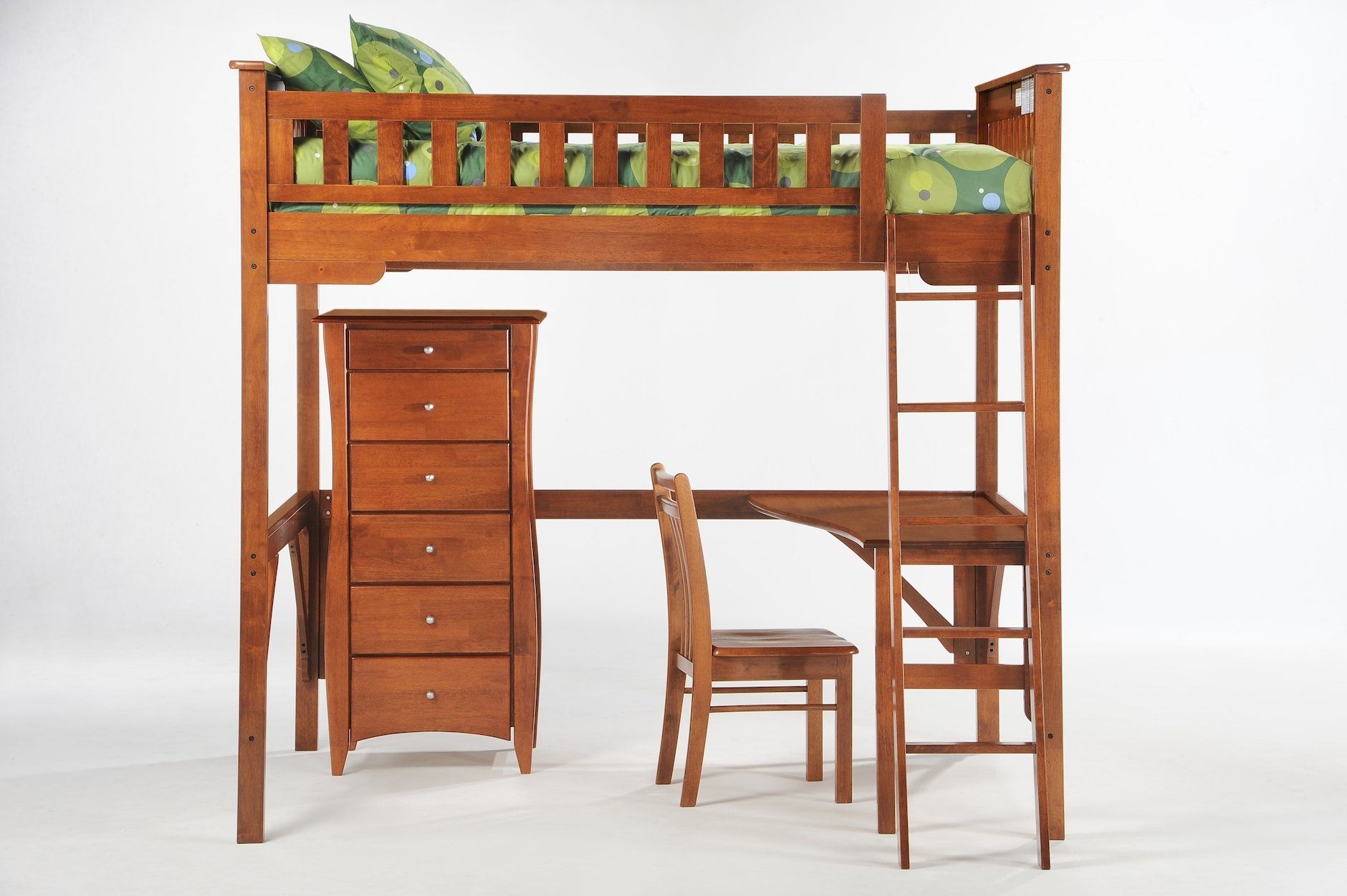 Bunk Beds - Ginger Loft Bunk Bed & Desk