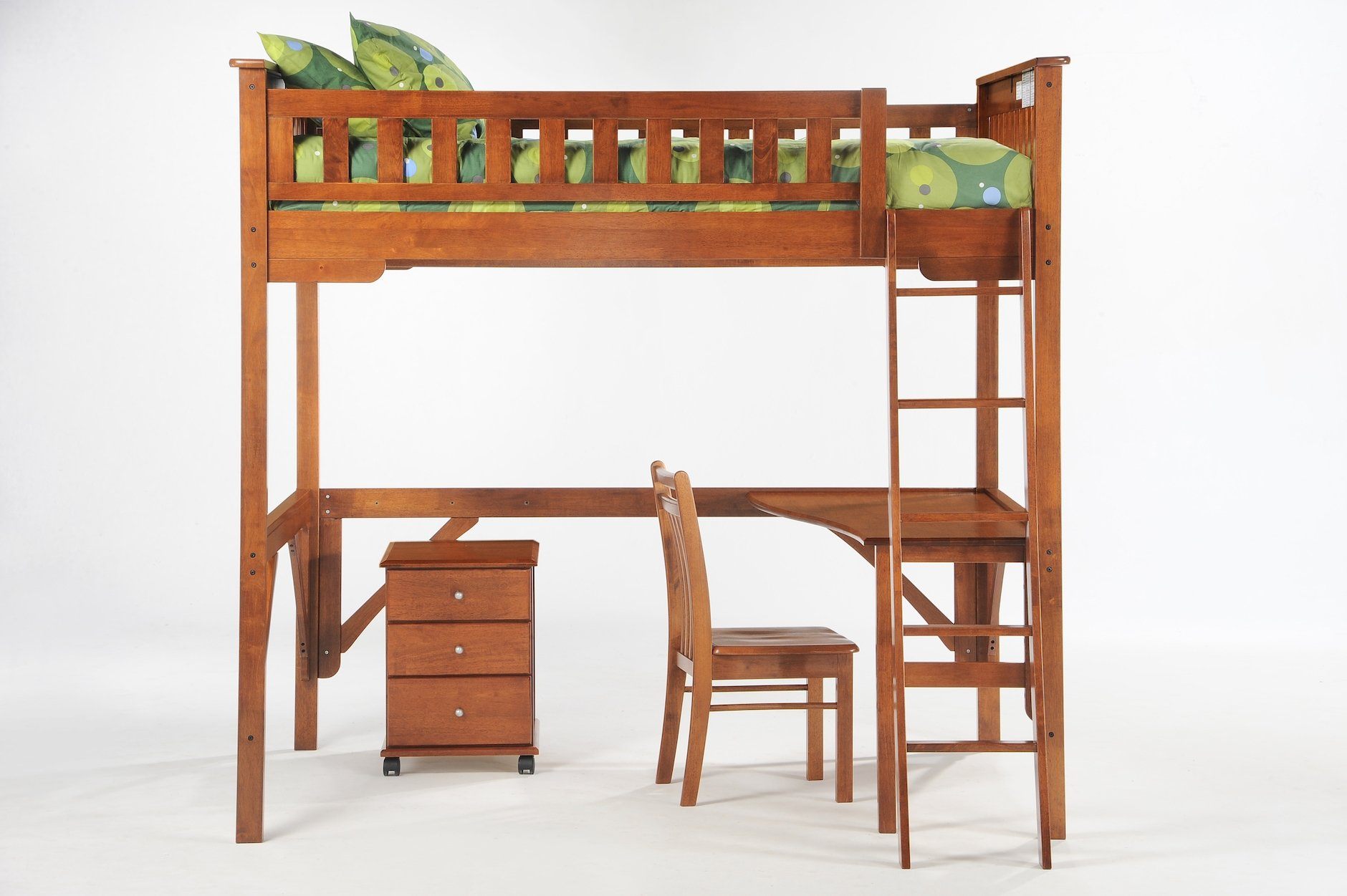 Bunk Beds - Ginger Loft Bunk Bed & Desk