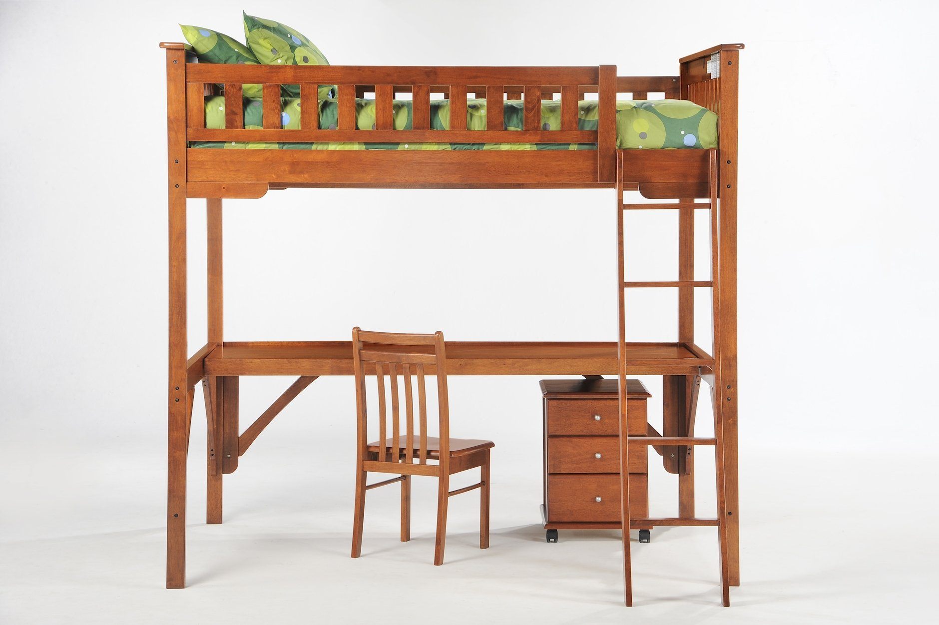 Bunk Beds - Ginger Loft Bunk Bed & Desk