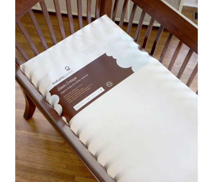 Naturepedic Ultra Organic Cotton Classic Seamless Crib Mattress - Luxurious Beds and Linens