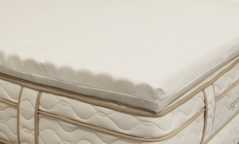 OMI Wave Organic Latex Mattress Topper - Luxurious Beds and Linens