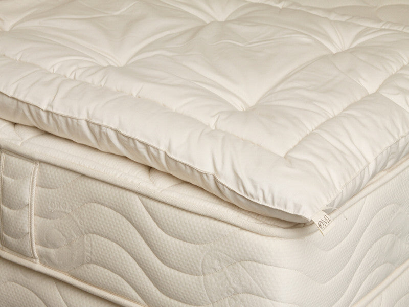 OMI Wooly Organic Mattress Topper - Luxurious Beds and Linens